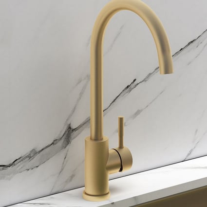 Μπαταρία νεροχύτη Mint Gold Matt